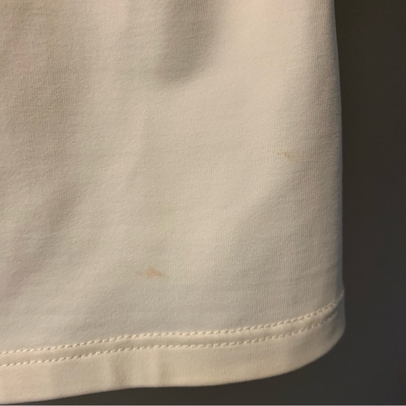 J McLaughlin Cream colored Catalina cloth three-quarter sleeve top size large - Picture 7 of 7